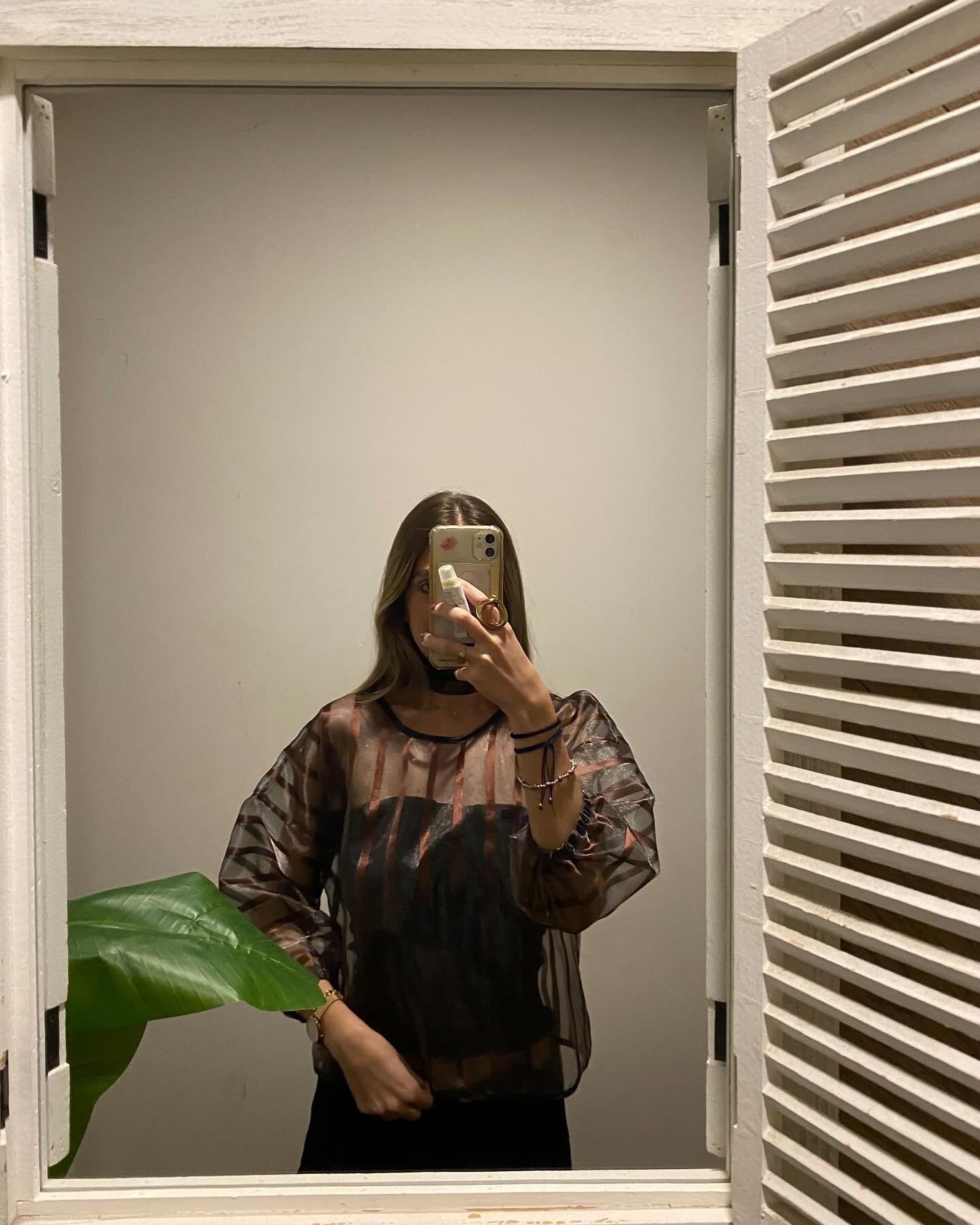 Blusa Rayas Marrón